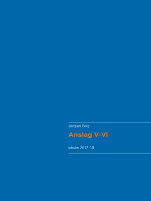 cover image of Anslag V-VI